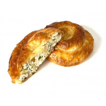 Бурек с творогом,сыром и укропом