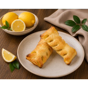 Слойка "Ёлочка" с лимонной начинкой